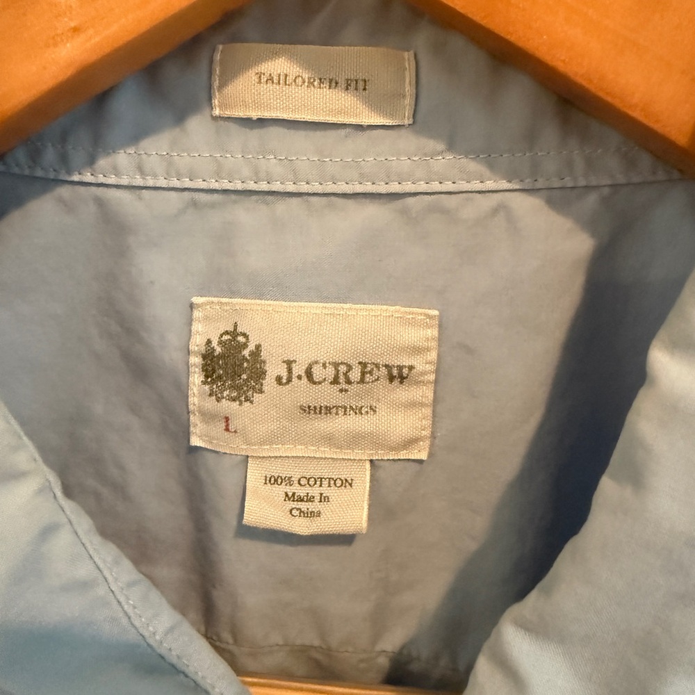J. Crew Sky Blue Casual Button-Down Shirt - Picture 2 of 2
